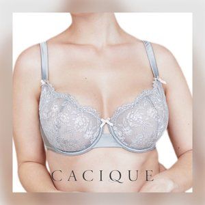 🌸 CACIQUE || 42DDD Unlined Balconette Bra-